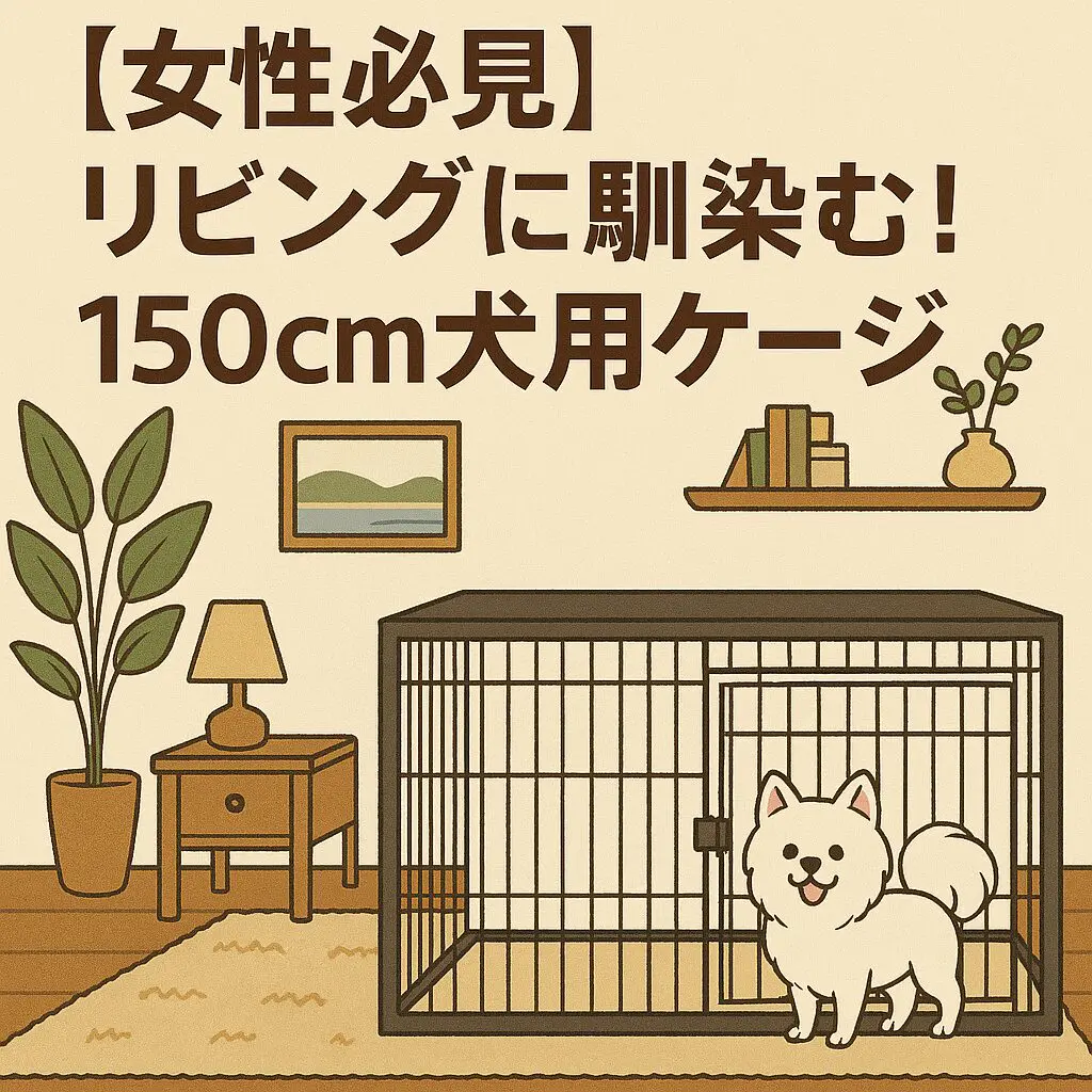 トイレ付き犬用ケージ 幅146cm ブラック Blacker LV】 収納付き