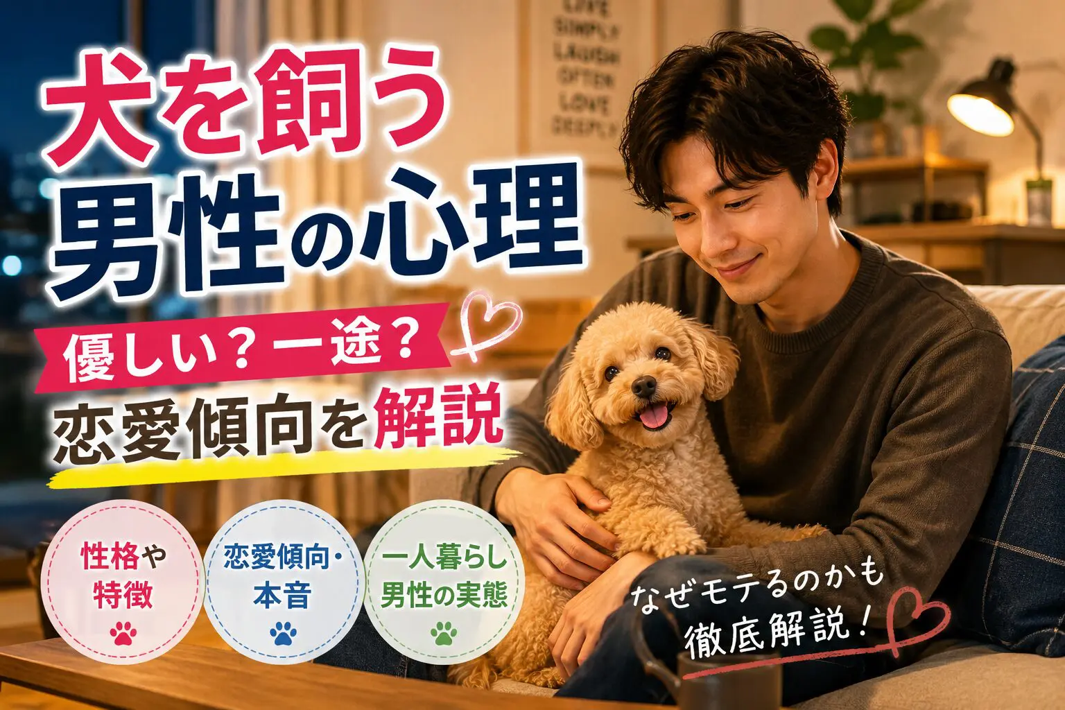 ペット を 飼う 人 の 心理