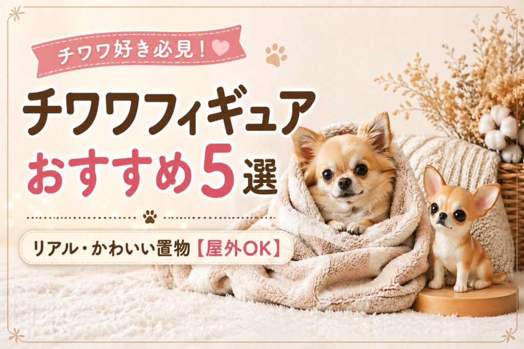 チワワ フィギュア おすすめ かわいい 置物 屋外OK 比較
