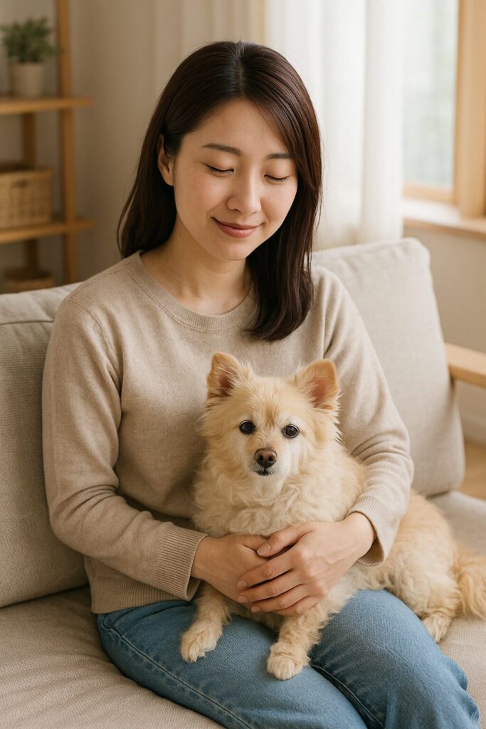 老犬のうんちまみれを防ぐための、散歩・ごはん・環境・おむつ・動線づくりなどの総まとめを描いたイラスト