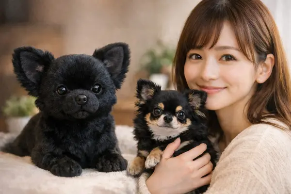 チワワぬいぐるみ 黒の選び方｜ブラックタンとの違い・サイズ別比較ガイド