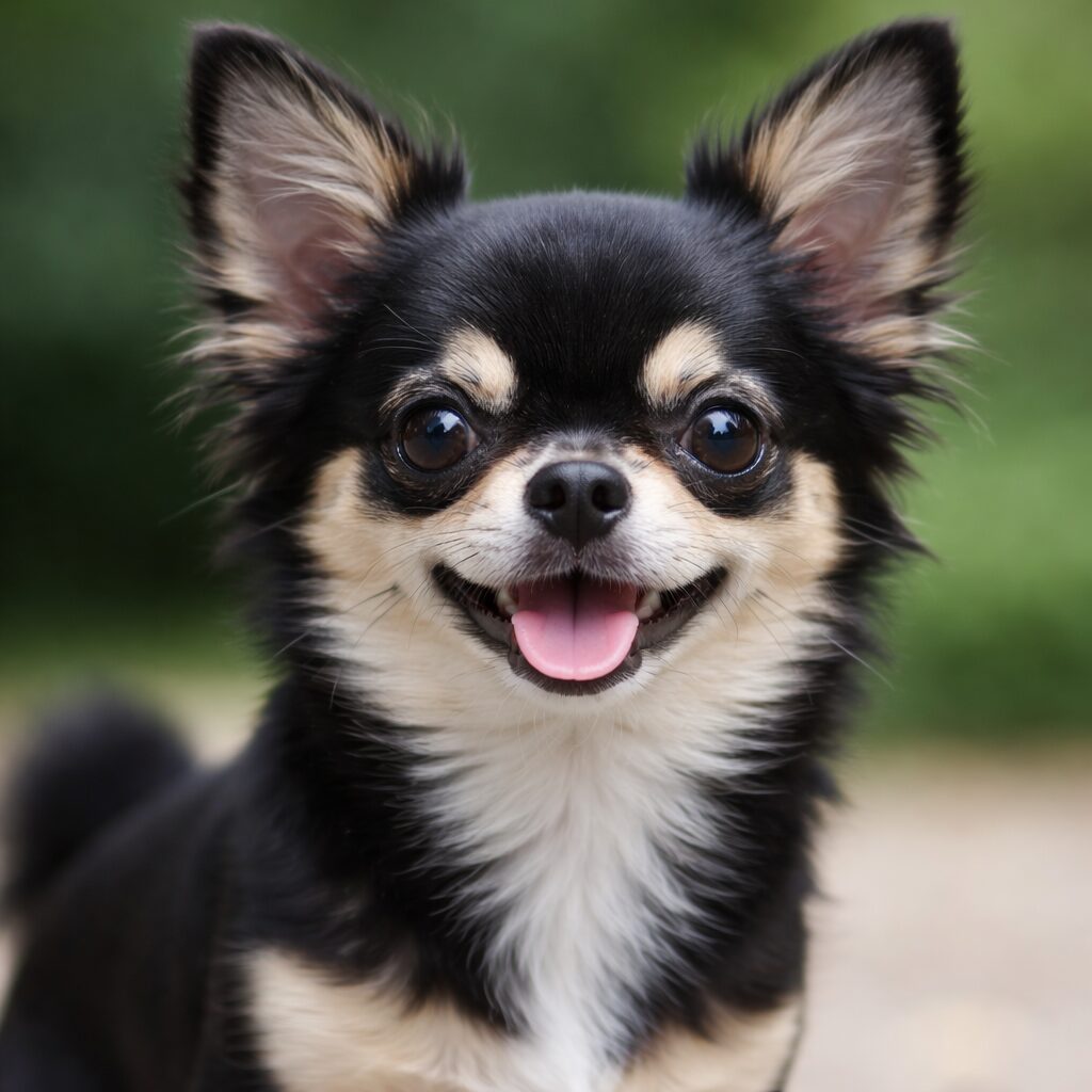 ブラックタンのチワワの写真。初心者向けに飼い方を解説するガイドページ用のイメージ