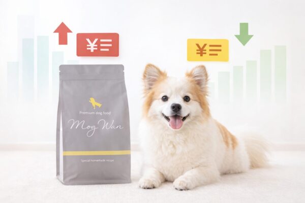 モグワンドッグフードの最安値や購入方法を比較するイメージ