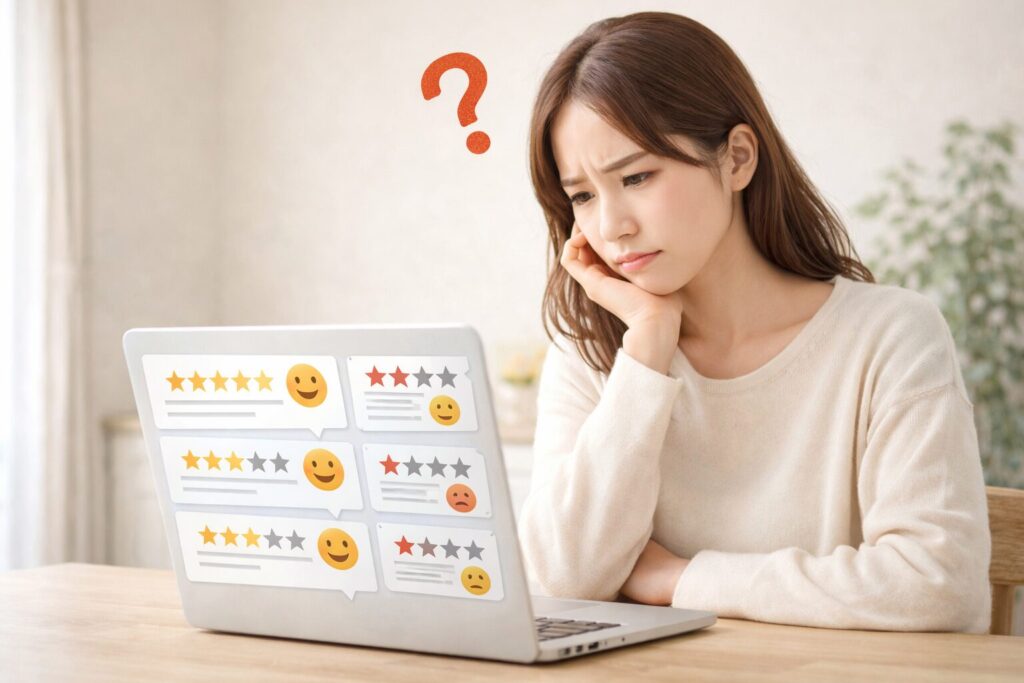 モグワンの口コミや広告を見て不安に感じる飼い主の様子