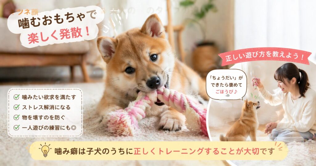 柴犬2ヶ月の噛み癖と遊びの様子
