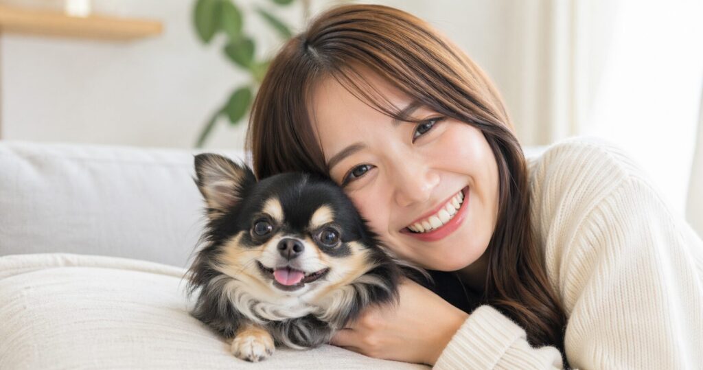 チワワ 飼ってよかった 笑顔 飼い主 幸せな時間
