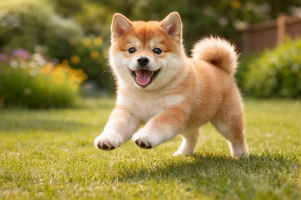 柴犬5ヶ月が元気に走り回る様子 やんちゃな時期