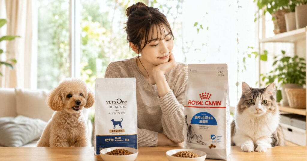 愛犬や愛猫に合う療法食を選ぶ飼い主