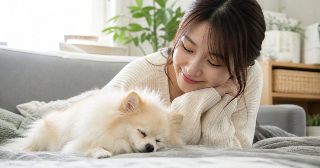 犬5歳の生活や健康管理の様子と変化のイメージ